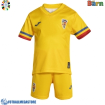 Fotballdrakt Barn Romania Hjemmedraktsett EM 2024 Kortermet (+ Korte bukser)